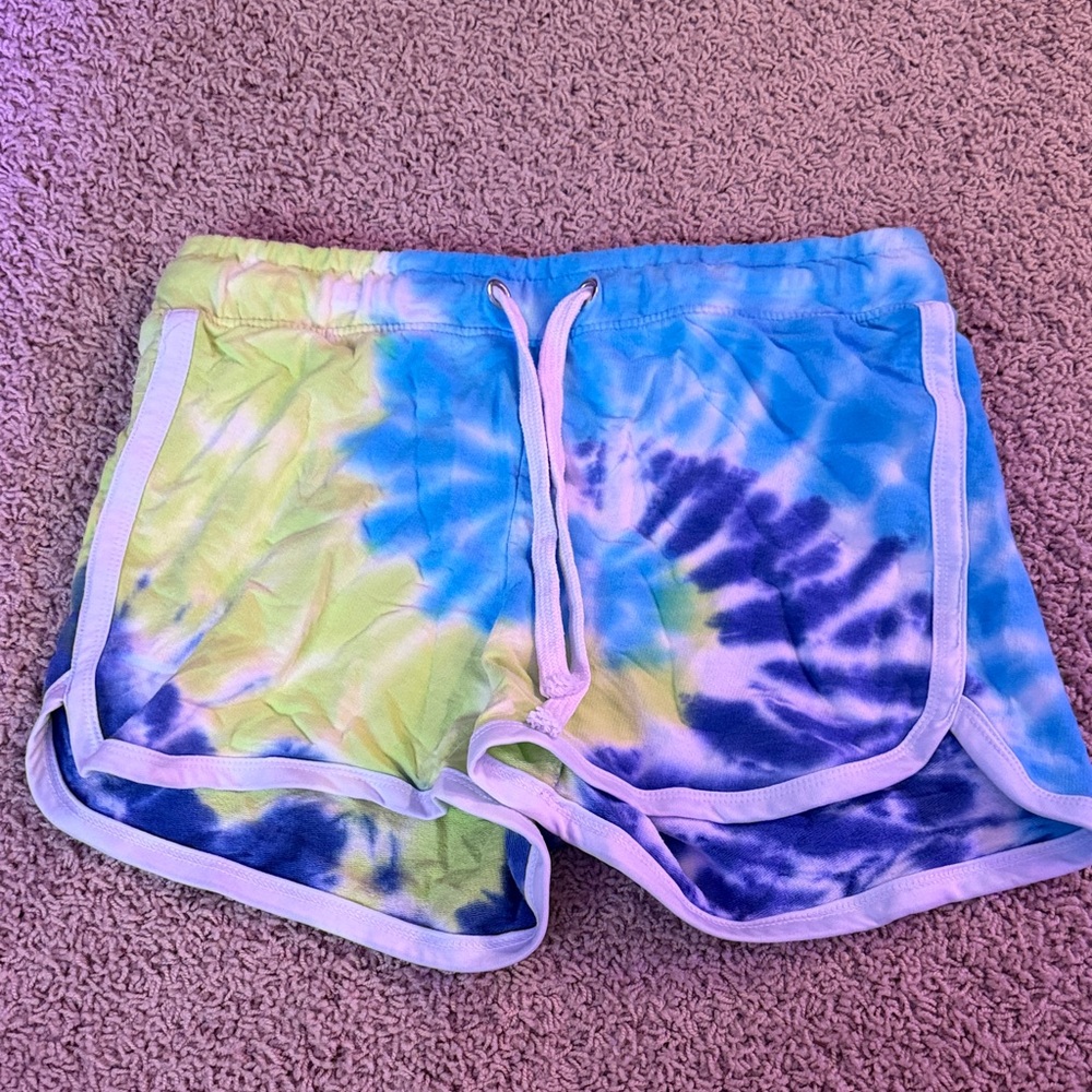 Vibrant Tie-Dye Athletic Shorts